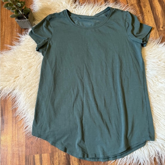 lululemon athletica Tops - Lululemon Women’s Sage Green Cotton Short Sleeve Tee